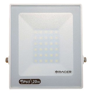 Outside spotlights SPOTLIGHT OUTDOOR LED Floodlight Vertical20W RAC ALUMINIUM/GLASS MODERN WHITE SQUARE External lamp Li