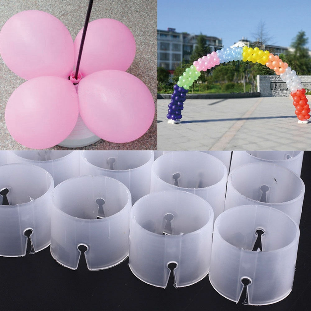 10 ชิ้น ลูกโป่ง วันเกิด งานแต่งงาน ตกแต่ง โค้ง ขาตั้ง เชื่อมต่อ แหวนคลิป หัวเข็มขัด ตกแต่ง