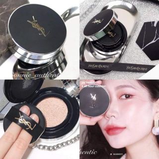 YSL​ คุชชั่นตลับเงิน ALL HOURS Cushion Foundation คุชชั่นงานผิวสวยฉ่ำ