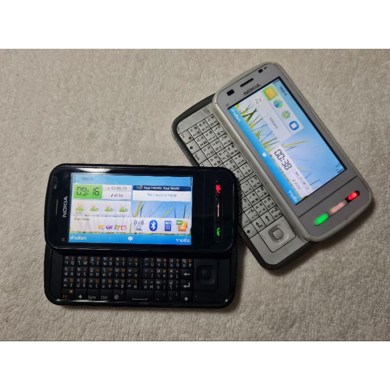 Nokia c6-00 มี Keyboard เท่มากๆ เครื่องแท้ เล็กๆ น่ารักๆ มือถือปุ่มกด โทรศัพท์ปุ่มกด