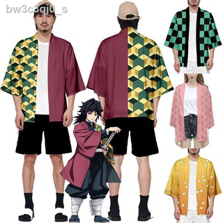 🔥🔥【COD】เสื้อคลุม สไตล์คอสเพลย์ อนิเมะ Demon slayer : kimetsu No yaiba kamado tanjirou