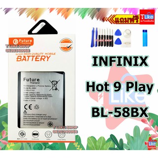 แบตเตอรี่ Infinix Hot9Play X680 X680B พร้อมเครื่องมือ กาว แบต Hot 9 Play แบต X680 แบต Hot9 play Battery Hot9play X680