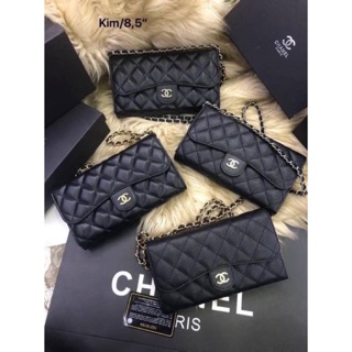 กระเป๋าสตางค์ CHANEL ♥️สะพายได้  ✅ใบยาว (พร้อมกล่อง การ์ด ถุงผ้า)