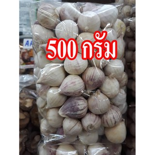 กระเทียม กระเทียมโทน 500กรัม Solo Garlic สมุนไพรไทย อาหารเพื่อสุขภาพ ควบคุมไขมันในเส้นเลือด ลดความดัน ทำกับข้าวหลากหลาย