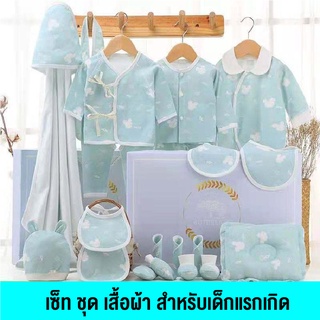 ใหม่ชุดของขวัญสำหรับ เด็กแรกเกิด ชุดเซทเสื้อผ้าสำหรับเด็กอ่อน มีไห้เลือกหลายแบบ เนื้อผ้าฝ่าย 100 เปอเซ็น พร้อมส่ง