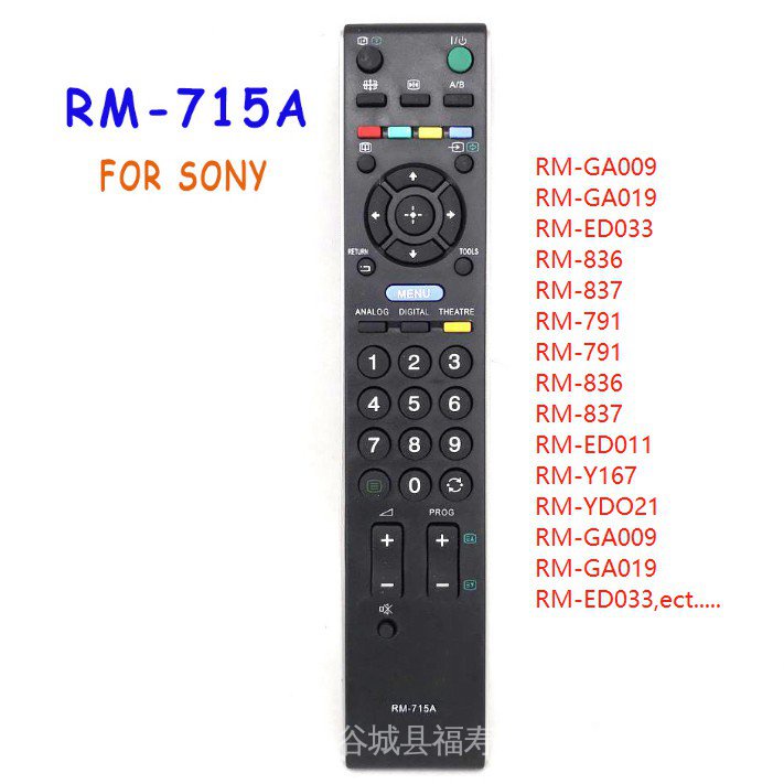 สําหรับ Sony สมาร์ททีวีรีโมทคอนโทรล RM-GA021 LED LCD Universal สําหรับ LED/LCD Sony รีโมทคอนโทรล KLV