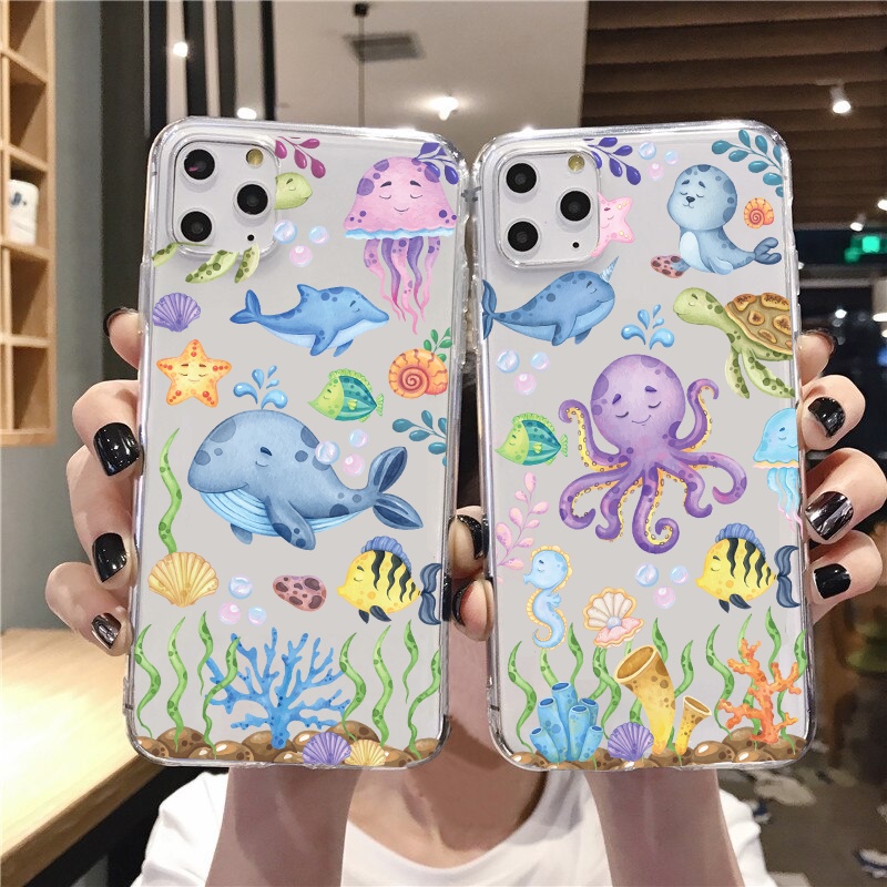 เคส SEA LIFE Vivo V29E V29 Y36 Y27 Y02 Y02T V27 V27E PRO 4G 5G V23 5G V23E Y33S Y53S V21 4G 5G V19 V