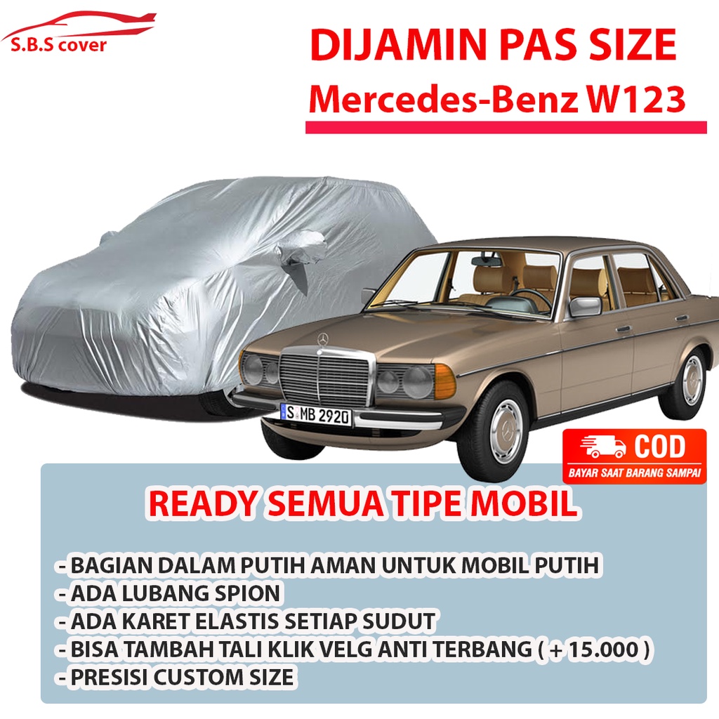 Mercedes-Benz W123 ฝาครอบตัวรถ Mercedes-Benz W123 ผ้าคลุมรถ Mercedes-Benz/Mercedes/Benz W124/corolla