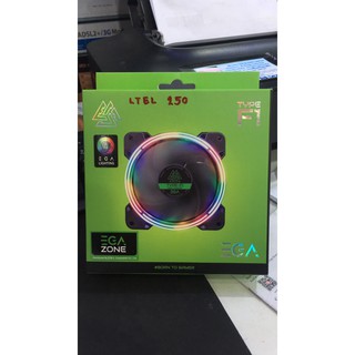 พัดลมเคส EGA TYPE-F1 LED LIGHTING COOLING FAN