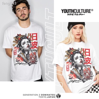 ✸✠ↂYouth Culture® t shirt  Geisha Chill เสื้อยืดสีขาว unisex อินเทรนด์ tee streetwear baju เสื้อ lelaki