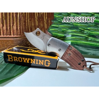 B22  มีดพับเล็ก Browning(หัวตัด)  พร้อมส่ง