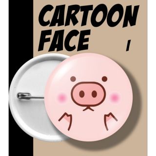 เข็มกลัด CARTOON FACE I