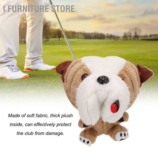 I Furniture store Golf Club Cover Cartoon Putter Headcover Soft Protection Covers with Puppy Shape for Course Home Decoration