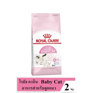 Royal Canin BabyCat 2 Kg. โรยัลคานิน อาหารสำหรับลูกแมวอายุ1-4เดือน และแม่แมวตั้งท้อง ขนาด 2 กิโลกรัม