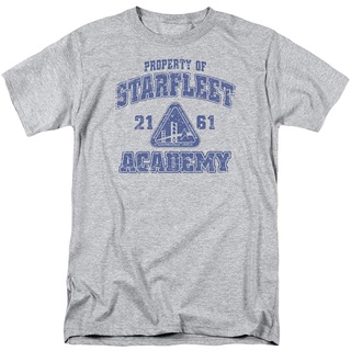 ผ้าฝ้ายแท้ เสื้อยืดผ้าฝ้าย พิมพ์ลาย Starfleet Academy ports สไตล์คลาสสิก สําหรับผู้ชาย WE231FDS10908S-5XL