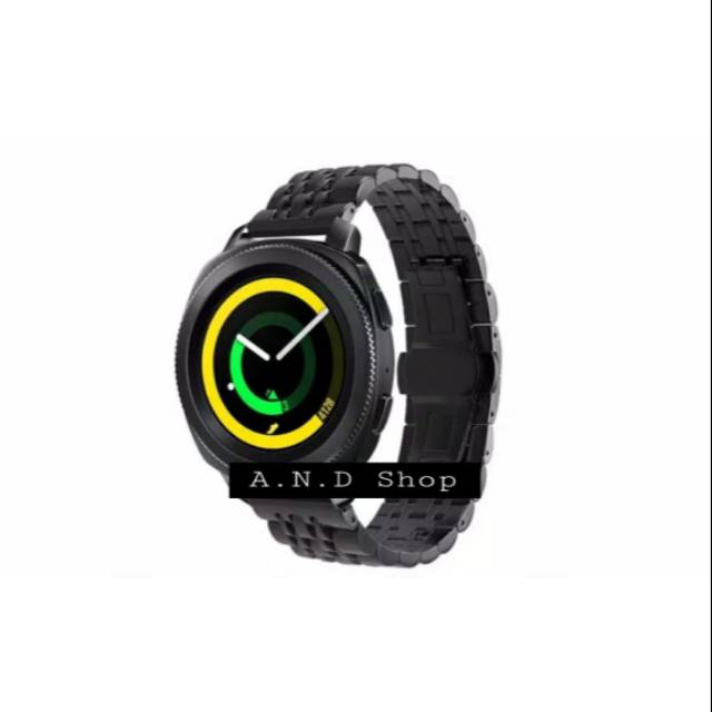 SAMSUNG GALAXY GEAR SPORT SM R600 สายสแตนเลส 7 BEAD BEADS WATCH BAND ACC WATCH STRAP