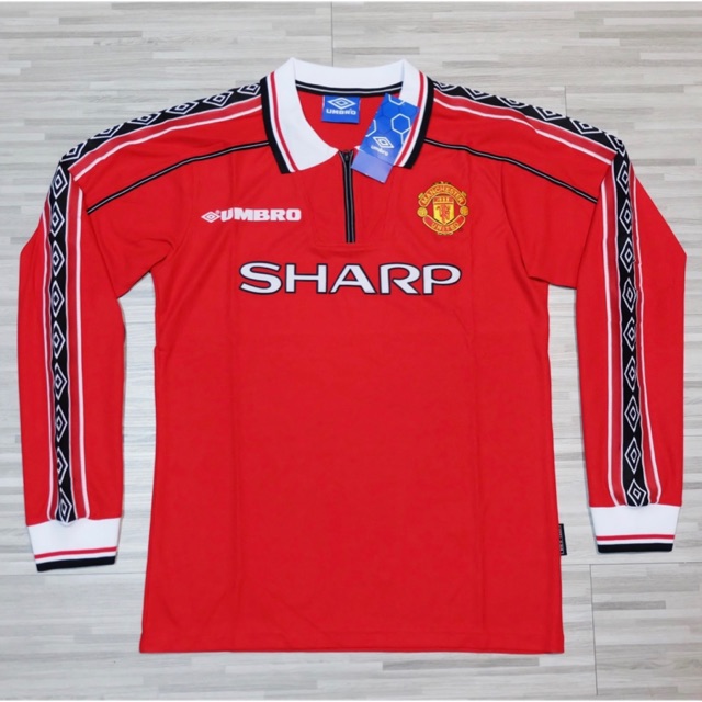 Manchester United 1998/99 Vintage เสื้อแมนยูคอซิปย้อนยุค