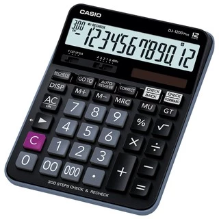 DJ-120D Plus เครื่องคิดเลข Casio 12 หลัก ของแท้ ของใหม่ ประกันศูนย์