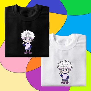 เสื้อยืดชาย - [แร็ปเปอร์] Killua Zoldyck การออกแบบเด็กแฟชั่นเสื้อผ้าเสื้อผ้าเสื้อยืดผ้าฝ้าย "4 ขนาด