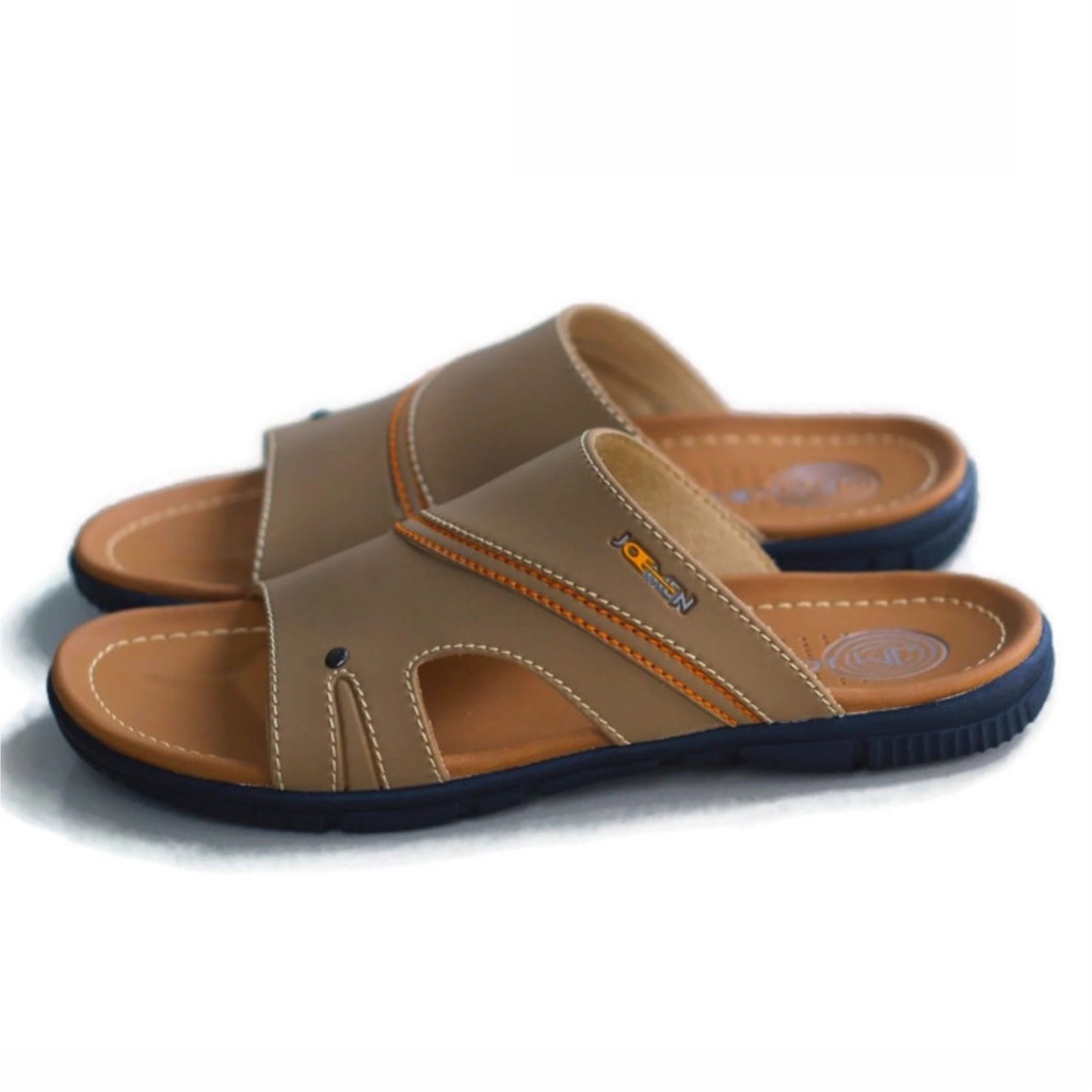 รองเท้าแตะผู้ชายแฟชั่นยางสําหรับชายแฟนของขวัญล่าสุด Sendal Eid Slipon Sentel ผู้ใหญ่รองเท้าแตะผู้ชาย