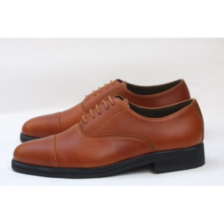 Firststepsince รองเท้าหนังเเท้ Oxford รุ่น445สีน้ำตาลแทน