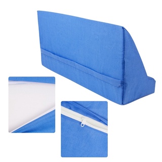 หมอนรองขา ทรงสามเหลี่ยม มีซิป รุ่น R Shape Triangle Shape Leg Pillow , Bed Wedge Pillow