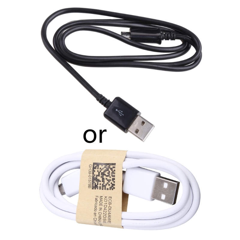 R* 1M Micro USB 2 0 A Male to B Male Data Charging Line Black