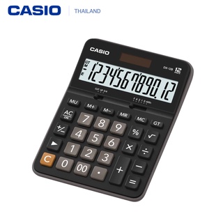 Casio เครื่องคิดเลขตั้งโต๊ะ รุ่น DX-12B ประกัน CMG 2 ปี CASIO เครื่องคิดเลข DX-12B Black ดำ DX-12B-WE White ขาว DX12B