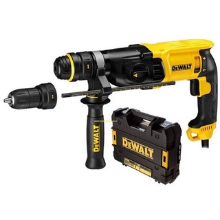 DEWALT สว่านโรตารี่ 28มม. 3 โหมด (รุ่นเปลี่ยนหัวได้) รุ่น D25144KA-B1