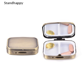 Standhappy 1X กล่องเก็บยา โลหะ ที่เก็บยา เครื่องประดับ ที่ใส่ของ