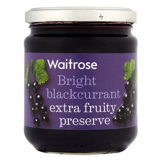 Wetrose Bright blackcurrant extra fruity preserve  340 gm.เวทโทรส ไบร์ท แบล็คเคอแรนท์ เอ็กซ์ตร้า ฟรุ๊ตตี้ แยม 340 กรัม