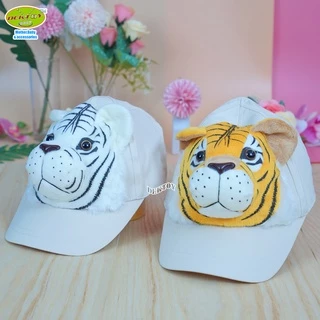 หมวกแก๊ปรูปหน้าสัตว์ สำหรับเด็ก 3ขวบขึ้นไป ผู้ใหญ่ก็ใส่ได้ 50-57 ซม.
