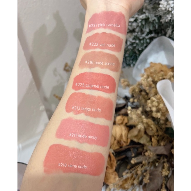 Byeon lip matte i love Nude สีนู้ดทั้ง 7 สีขายดีอันดับ1 ของแบรนด์ ความละมุนสวยหรูคุณหนูยืน1
