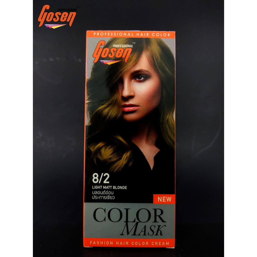 Gosen ผลิตภัณฑ์เปลี่ยนสีผม สีย้อมผม ครีมย้อมผม  [เบอร์ 8\xx]