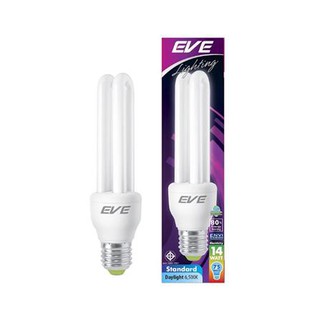 อุปกรณ์เพิ่มความสว่าง หลอดประหยัด EVE STANDARD CFL 14 วัตต์ DAYLIGHT