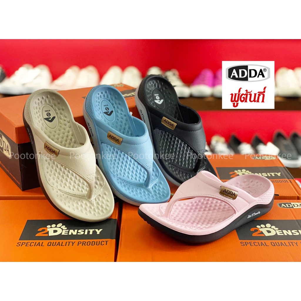 Adda 2Density 5TD63-W1 รองเท้าแตะ Adda รองเท้าผู้หญิง  ไซส์ 4-6 ของเเท้ พร้อมส่ง