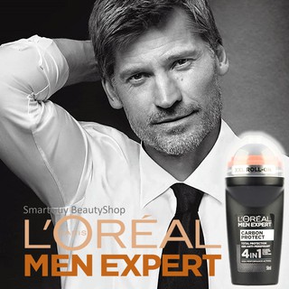 L’Oreal Men Expert Carbon Protect Total Protection 48hr Anti Perspirant 4 in1 XXL Roll On 50ml. ผลิตภัณฑ์ระงับกลิ่นกายแบ