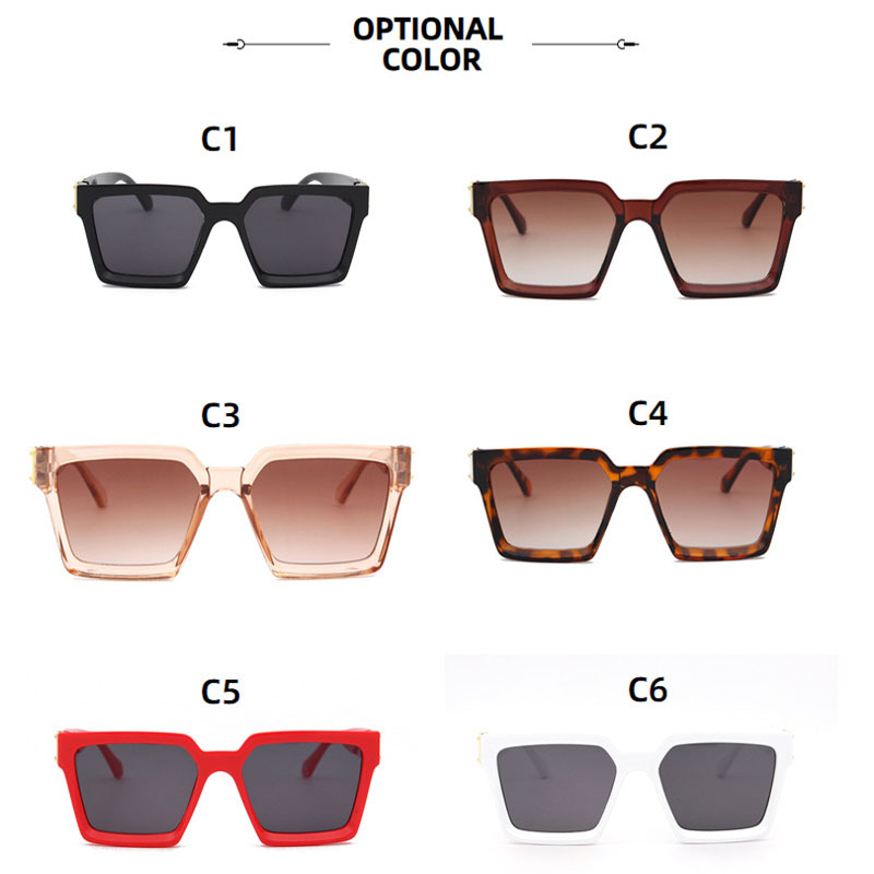 New แว่นตาแฟชั่น แว่นเก็บทรง (พร้อมส่ง) เก็บเงินปลายทาง Unisex กรอบแว่นขนาดใหญ่ป้องกันรังสียูวี cod