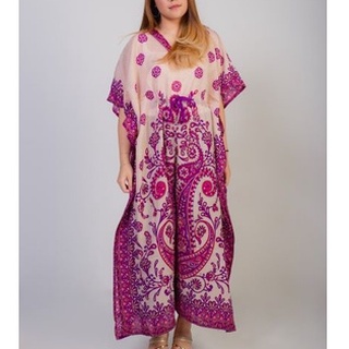 ชุดโบฮีเมียน เสื้อปีกผีเสื้อ เสื้อทรงค้างคาว ชุดสวย ใส่สบาย // Women’s Viscose Kaftan Blouse Bohemian Dress - Butterfly