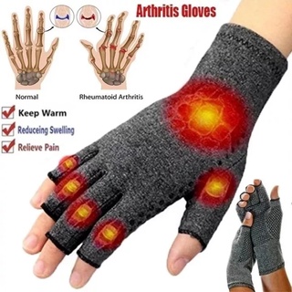 Arthritis Gloves Compression Glove for Kitchen Sports Cycling Anti Arthritis Therapeutic Compression Gloves for Rheumatoid &amp; Osteoarthritis Pain Relief Fitness Gloves *คลังสินค้าใส*