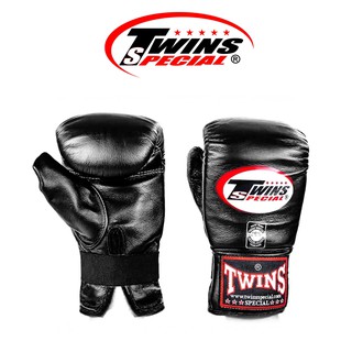 แบ็คชก ทวินส์ รุ่นนิ้วโป้งปิด Twins Special Training Bag Gloves TBGL-1F