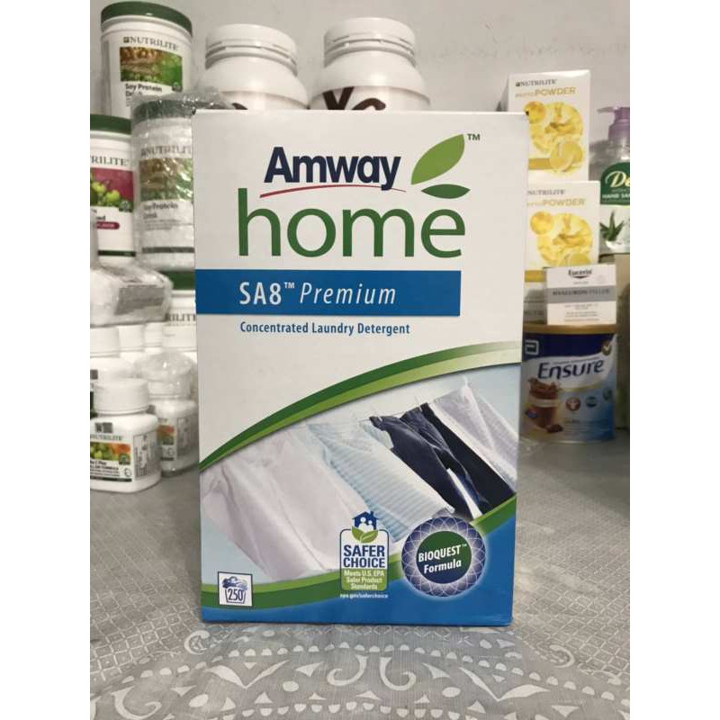 แอมเวย์ ผงซักฟอก Amway Home SA8 Premium(ผงซักฟอกสูตรเข้มข้น)  3KG แพคเกจใหม่