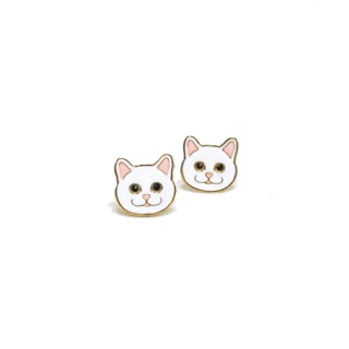 ต่างหูแมวเปอร์เซีย (Gubjung &amp; Friends Fat cat earring)