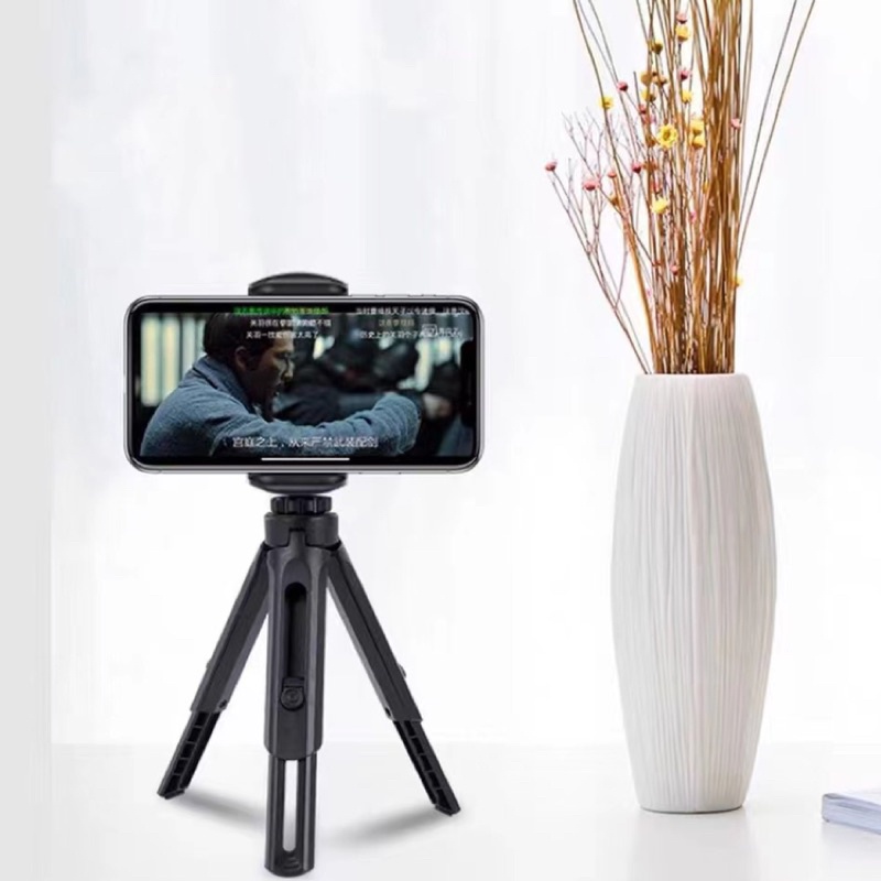 ขาตั้งโโทรศัพท์แบบสามขาขาตั้งมือถือ 3 ขาปรับสูง-ต่ำได้ Tripod Mobile Holder