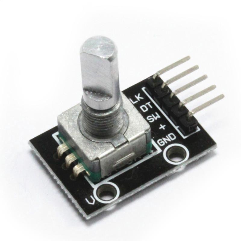 โมดูล Encoder Encoder หมุนได้ 360 องศา Ec11 สําหรับ Arduino บอร์ดเซนเซอร์สวิทช์ Ky-040 พร้อม Pins