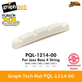 Graph Tech TUSQ XL Jazz Bass 4-String Nut Curved Bottom 39.47mm PQL-1214-00 นัทเบส 4 สาย
