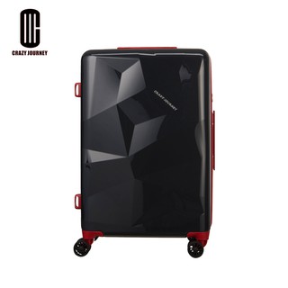 Crazy Journey - Suitcase กระเป๋าเดินทางขนาด 28 นิ้ว รุ่น Diamond สีดำ