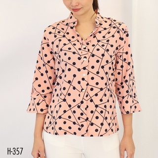 MIKIKO Shirt MI-H357 จินจีร่า แขนยาว IGPU20-5