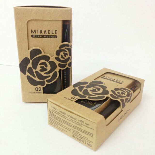 เจลเขียนคิ้ว เมลินดา Mei Linda MIRACLE My Brow 3D Gel