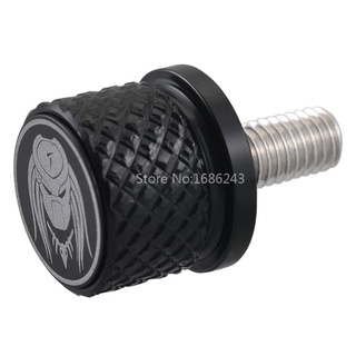 8mm Stainless Steel Black Motorcycle Accessories Thread Seat Bolt Screw Predator With Mask Fits For Victory All Models U